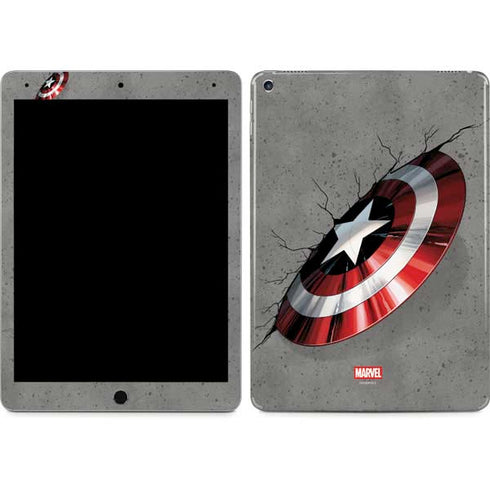 Marvel Captain America Shield Break iPad Skins