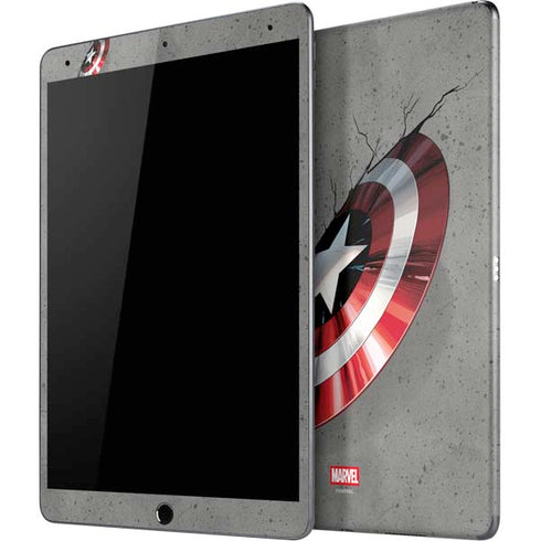 Marvel Captain America Shield Break iPad Skins