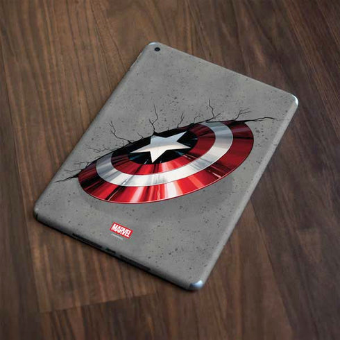 Marvel Captain America Shield Break Apple iPad Skin