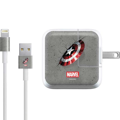 Marvel Captain America Shield Break iPad Charger (10W USB) Skin