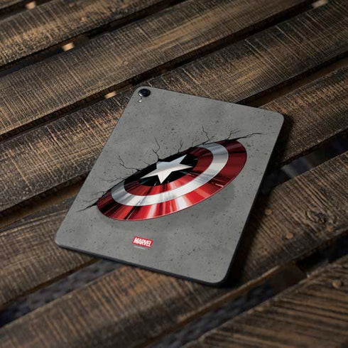 Marvel Captain America Shield Break Apple iPad Pro Skin