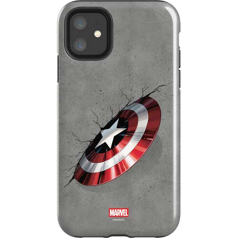 Marvel Captain America Shield Break iPhone 11 Impact Case