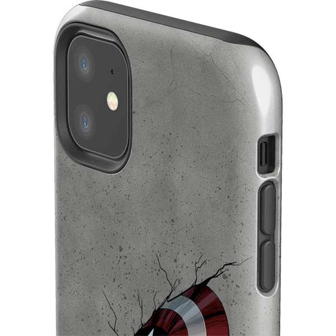 Marvel Captain America Shield Break iPhone 11 Impact Case