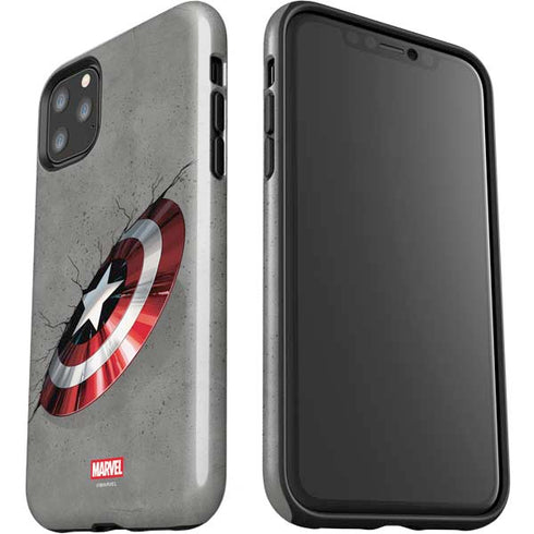 Marvel Captain America Shield Break iPhone 11 Pro Max Impact Case
