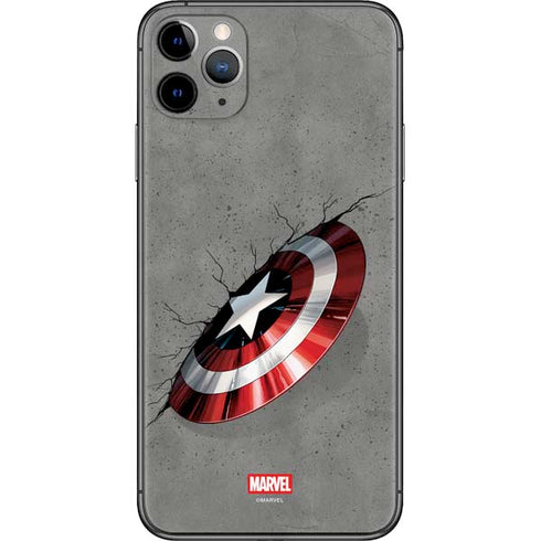 Marvel Captain America Shield Break iPhone 11 Pro Max Skin
