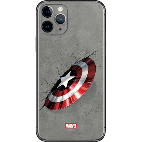 Marvel Captain America Shield Break iPhone 11 Pro Skin