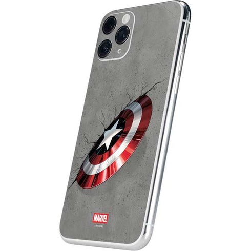 Marvel Captain America Shield Break iPhone 11 Pro Skin
