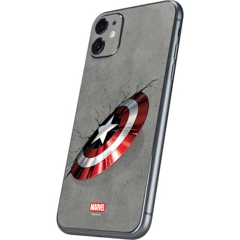 Marvel Captain America Shield Break iPhone 11 Skin