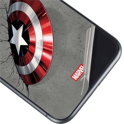 Marvel Captain America Shield Break iPhone 11 Skin