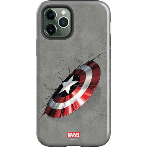 Marvel Captain America Shield Break iPhone 12 Pro Impact Case