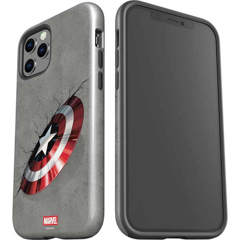 Marvel Captain America Shield Break iPhone 12 Pro Impact Case