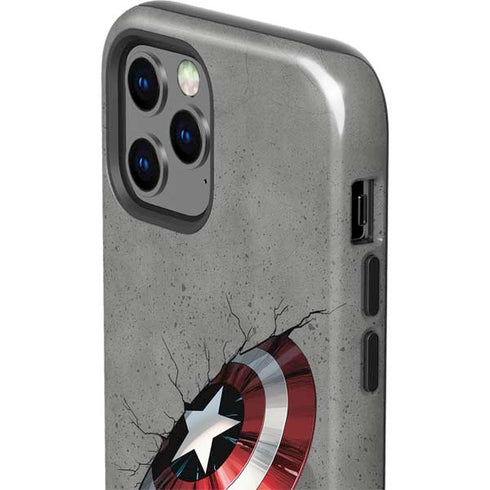 Marvel Captain America Shield Break iPhone 12 Pro Max Impact Case