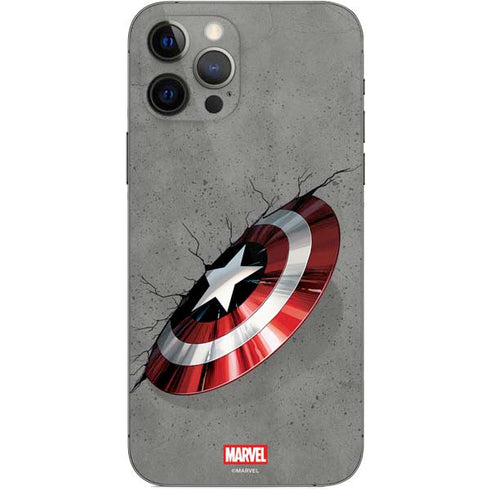 Marvel Captain America Shield Break iPhone 12 Pro Skin