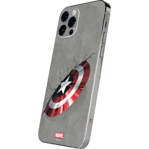Marvel Captain America Shield Break iPhone 12 Pro Skin