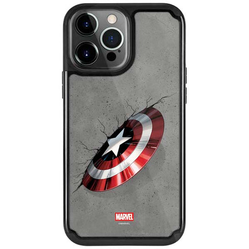 Marvel Captain America Shield Break iPhone Cases