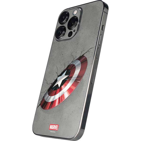 Marvel Captain America Shield Break iPhone 14 Pro Max Skin