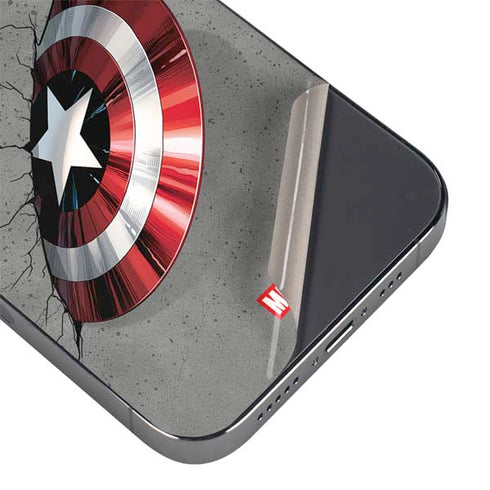 Marvel Captain America Shield Break iPhone 14 Pro Max Skin