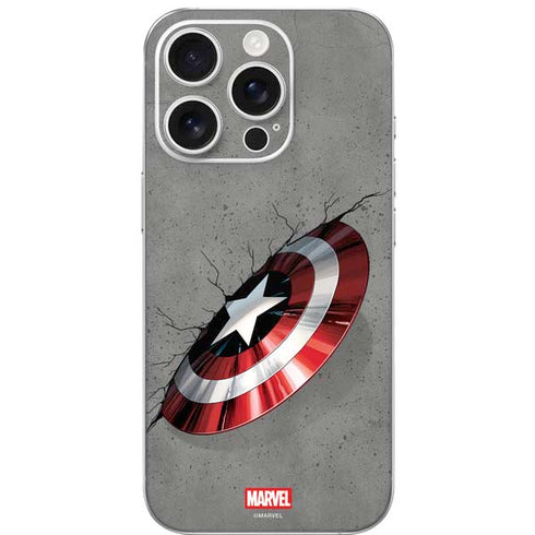 Marvel Captain America Shield Break iPhone 16 Pro Skin