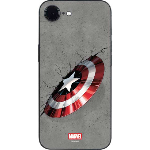 Marvel Captain America Shield Break iPhone 16e Skin