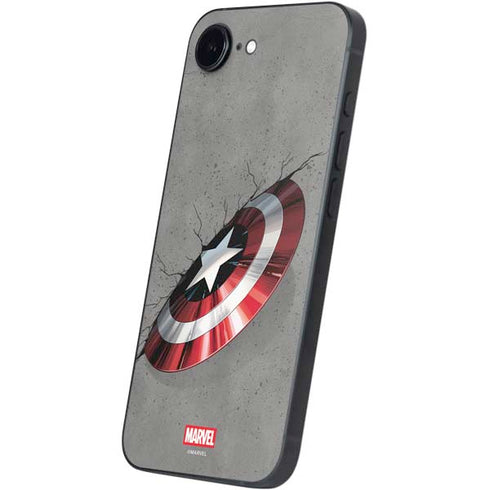 Marvel Captain America Shield Break iPhone 16e Skin