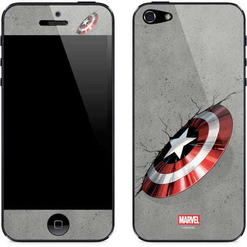 Marvel Captain America Shield Break iPhone 5/5s/5SE Skin