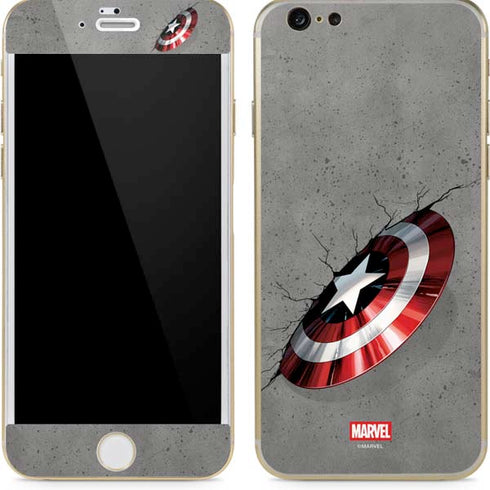 Marvel Captain America Shield Break iPhone 6/6s Skin