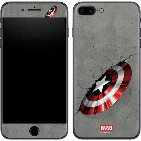 Marvel Captain America Shield Break iPhone 7 Plus Skin