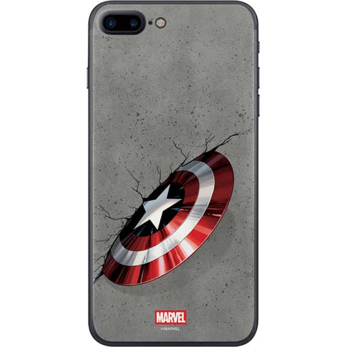 Marvel Captain America Shield Break iPhone 8 Plus Skin