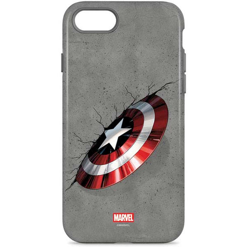 Marvel Captain America Shield Break iPhone 8 Pro Case