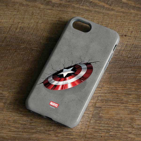 Marvel Captain America Shield Break iPhone 8 Pro Case