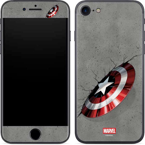 Marvel Captain America Shield Break iPhone 8 Skin