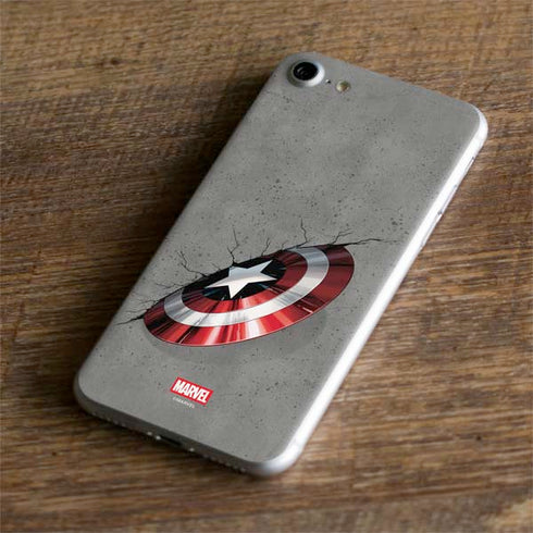 Marvel Captain America Shield Break iPhone 8 Skin