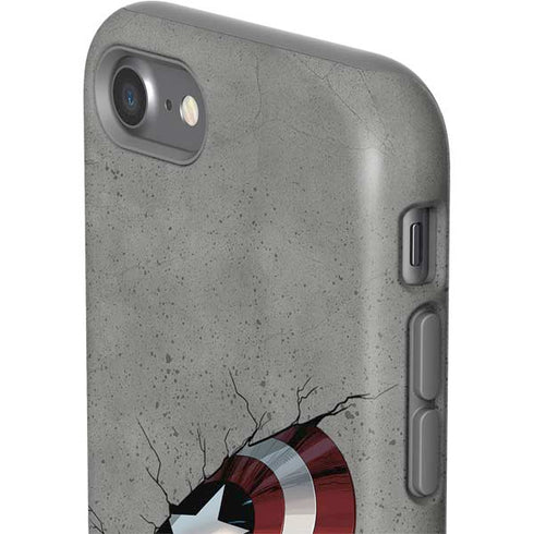 Marvel Captain America Shield Break iPhone SE (2nd & 3rd Gen) Pro Case