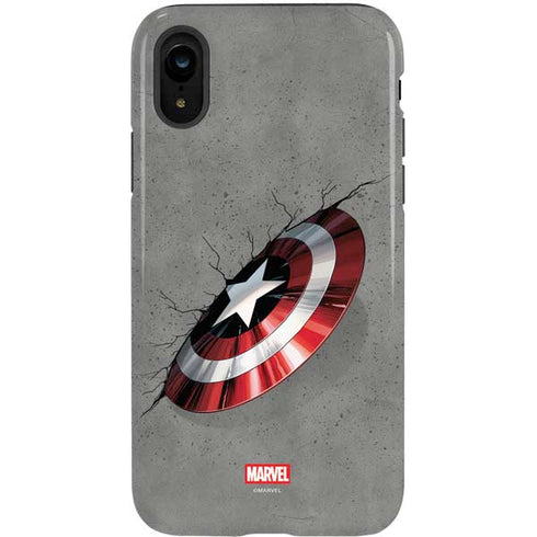 Marvel Captain America Shield Break iPhone XR Pro Case