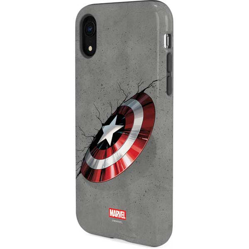 Marvel Captain America Shield Break iPhone XR Pro Case