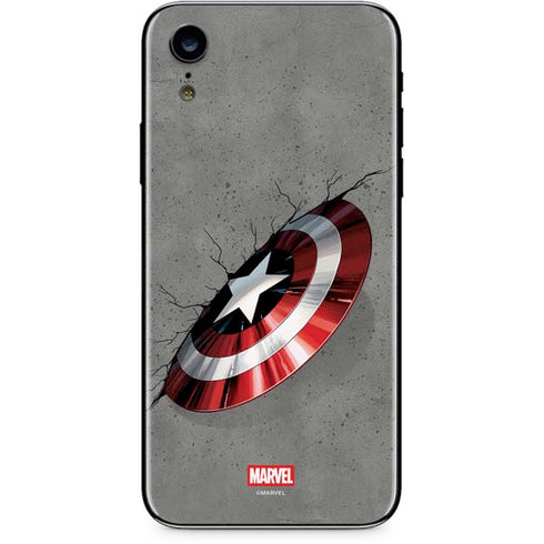 Marvel Captain America Shield Break iPhone XR Skin