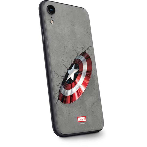 Marvel Captain America Shield Break iPhone XR Skin