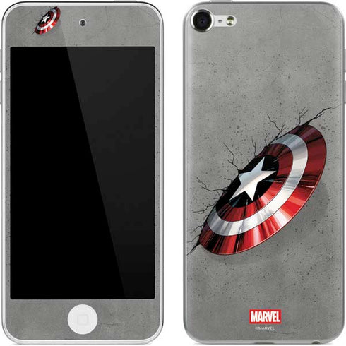 Marvel Captain America Shield Break Apple iPod Skin