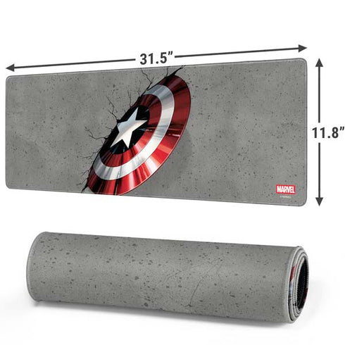 Marvel Captain America Shield Break Gaming Mouse Pad
