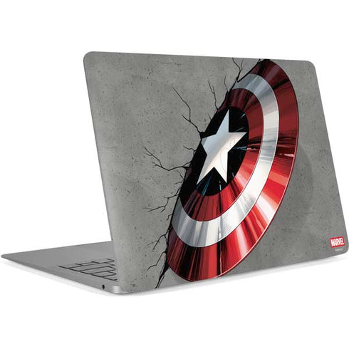 Marvel Captain America Shield Break Apple MacBook Air Skin
