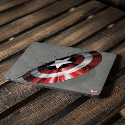 Marvel Captain America Shield Break Apple MacBook Air Skin