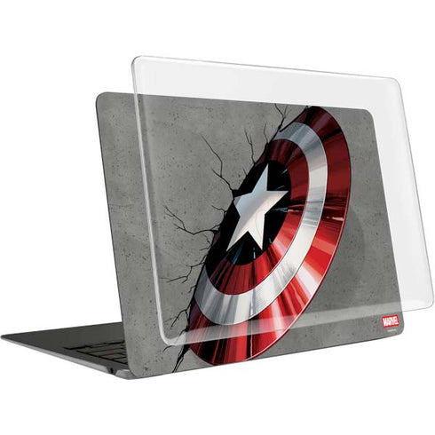 Marvel Captain America Shield Break MacBook Air 15in (2023-2025) Case plus Skin