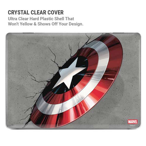 Marvel Captain America Shield Break MacBook Air 15in (2023-2025) Case plus Skin