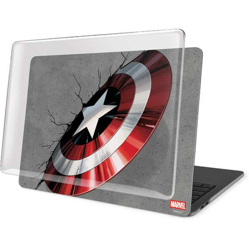 Marvel Captain America Shield Break MacBook Pro 15in (2016-19) Case plus Skin