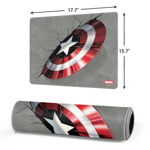 Marvel Captain America Shield Break Gaming Mouse Pad