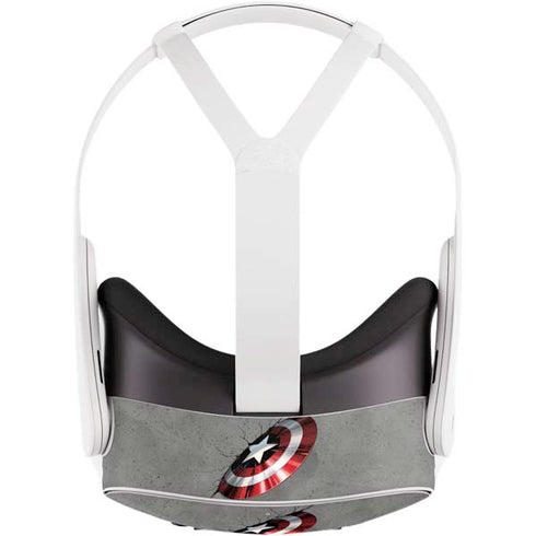 Marvel Captain America Shield Break Meta Quest 3S Skin