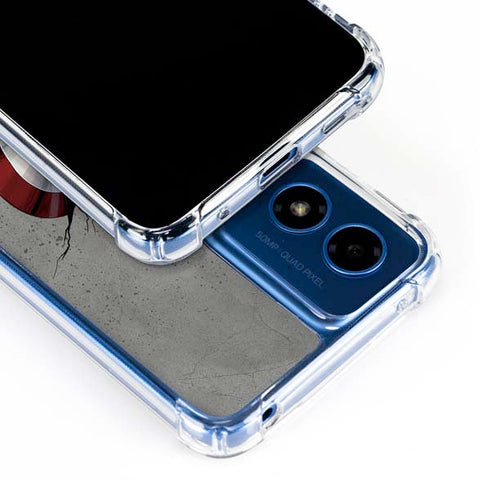 Marvel Captain America Shield Break Moto G 5G (2024) Clear Case