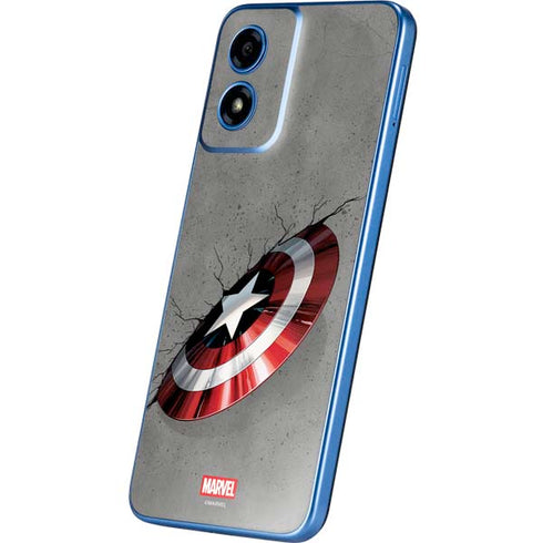 Marvel Captain America Shield Break Moto G Play 4G (2024) Skin