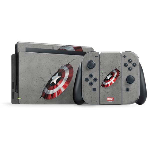 Marvel Captain America Shield Break Nintendo Skins