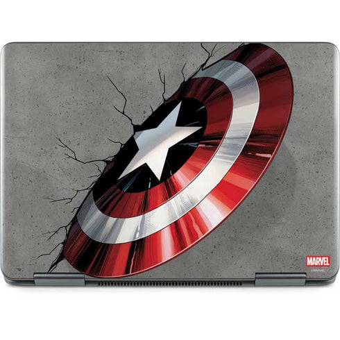 Marvel Captain America Shield Break Notebook 9 Pro 13in (2017) Skin